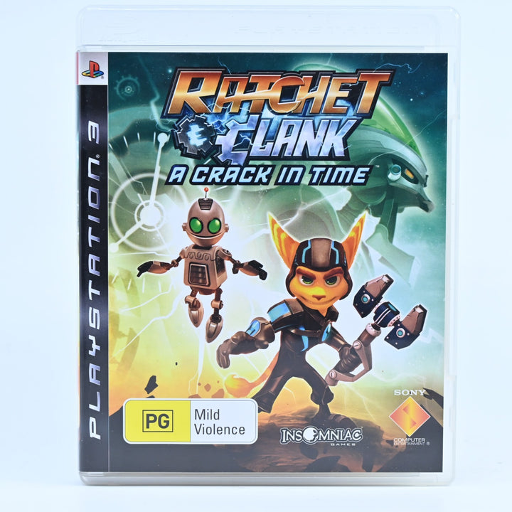 Rachet & Clank: A Crack in Time - Sony Playstation 3 / PS3 Game + Manual