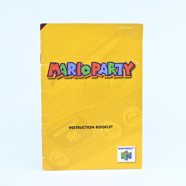 Mario Party Manual - N64 / Nintendo 64 Game - PAL - FREE POST!