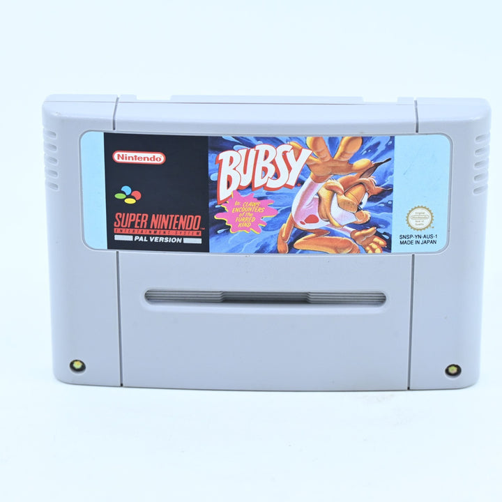 Bubsy - Super Nintendo / SNES Game - PAL - FREE POST!