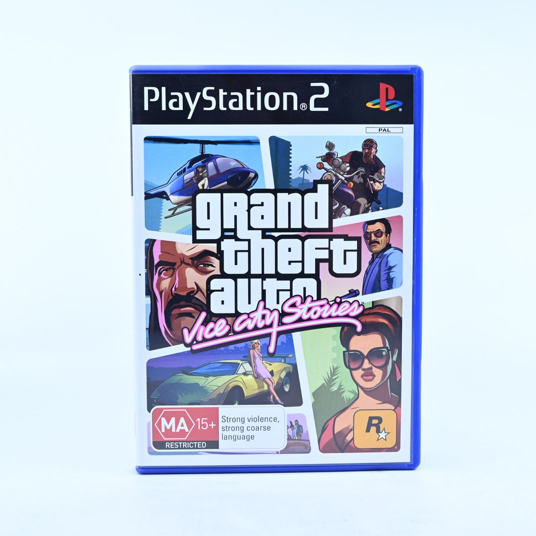Grand Theft Auto: Vice City Stories Sony Playstation 2/ PS2 Game + Manual + Map