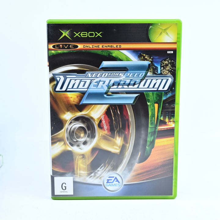 Need for Speed Underground 2 - Original Xbox Game + Manual - PAL - MINT DISC!