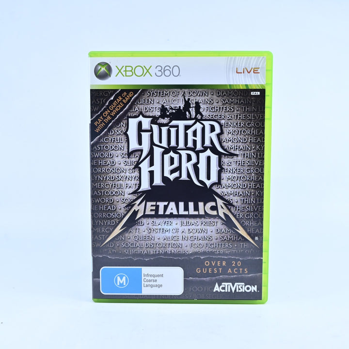Guitar Hero: Metallica - Xbox 360 Game + Manual - PAL - MINT DISC!