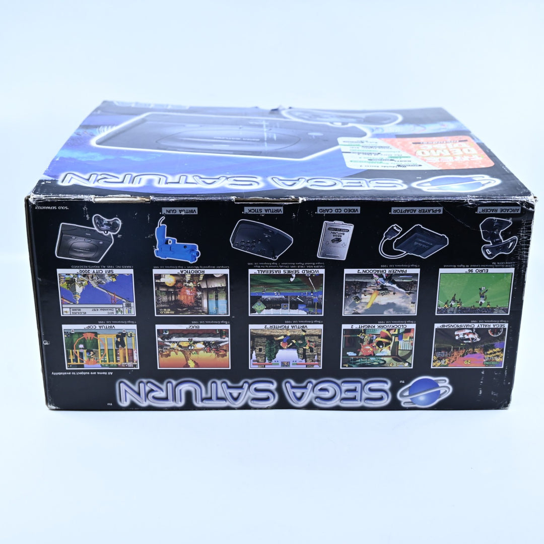 Black - Sega Saturn Boxed Console - AUS PAL - FREE POST!