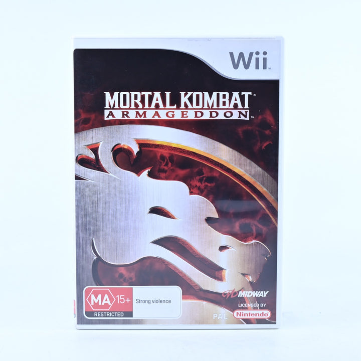 Mortal Kombat Armageddon - Nintendo Wii Game + Manual - PAL - MINT DISC!
