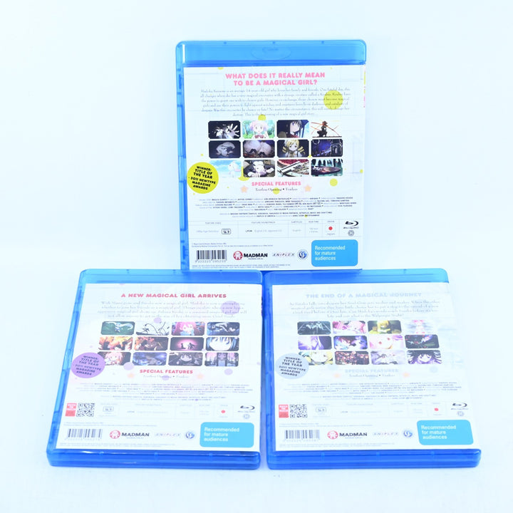 Puella Magi Madoka Magica - Volumes 1-3 - Region B - Madman - Anime Blu-ray