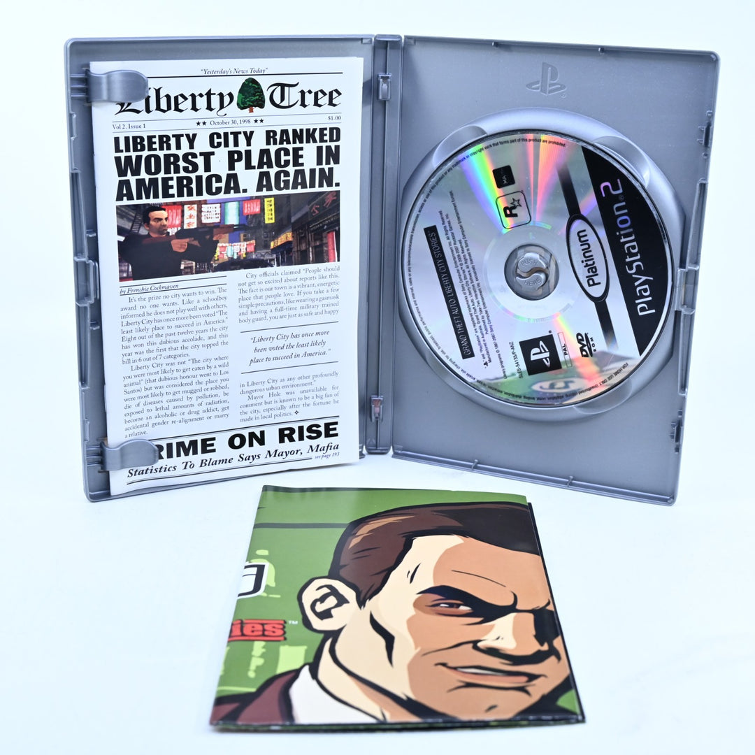 Grand Theft Auto: Liberty City Stories - Sony Playstation 2 / PS2 Game + Manual