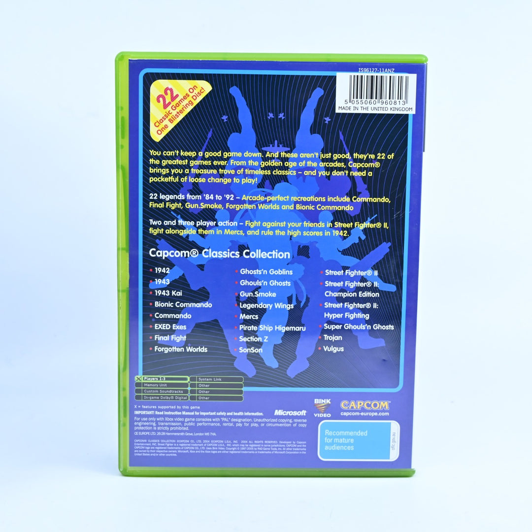 Capcom Classics Collection Vol.1 - Original Xbox Game + Manual - PAL MINT DISC!