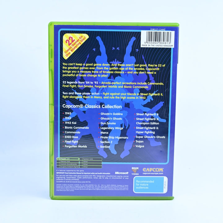 Capcom Classics Collection Vol.1 - Original Xbox Game + Manual - PAL MINT DISC!
