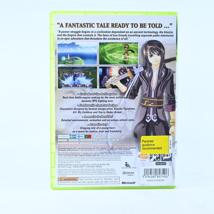Tales of Vesperia - Xbox 360 Game + Manual - PAL - MINT DISC!