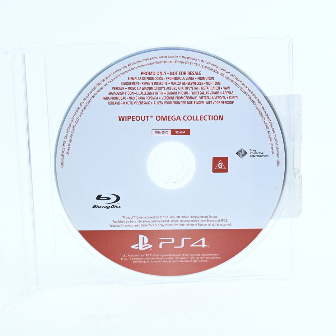 Wipeout: Omega Collection - Promo Disc - PS4 Game - Disc Only - MINT DISC!