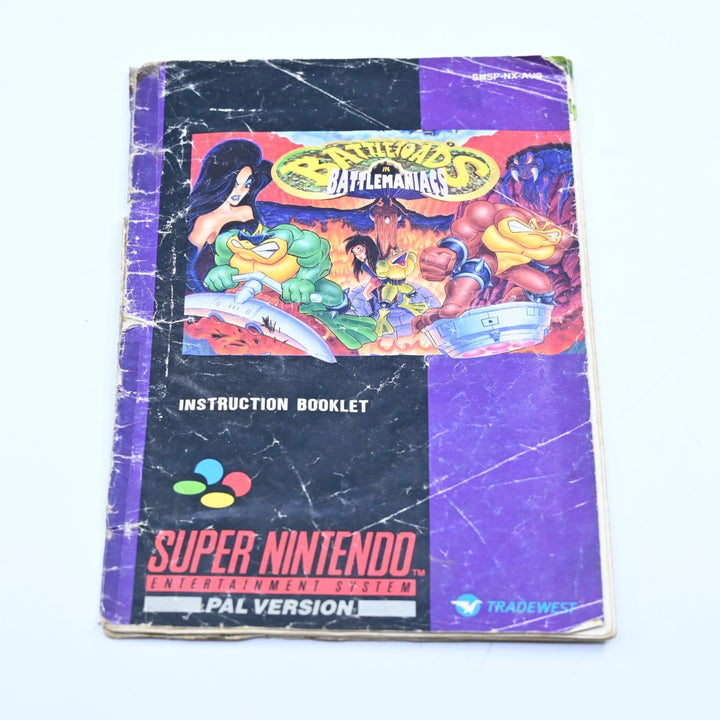 Battletoads in Battlemaniacs - Super Nintendo / SNES Boxed Game - PAL