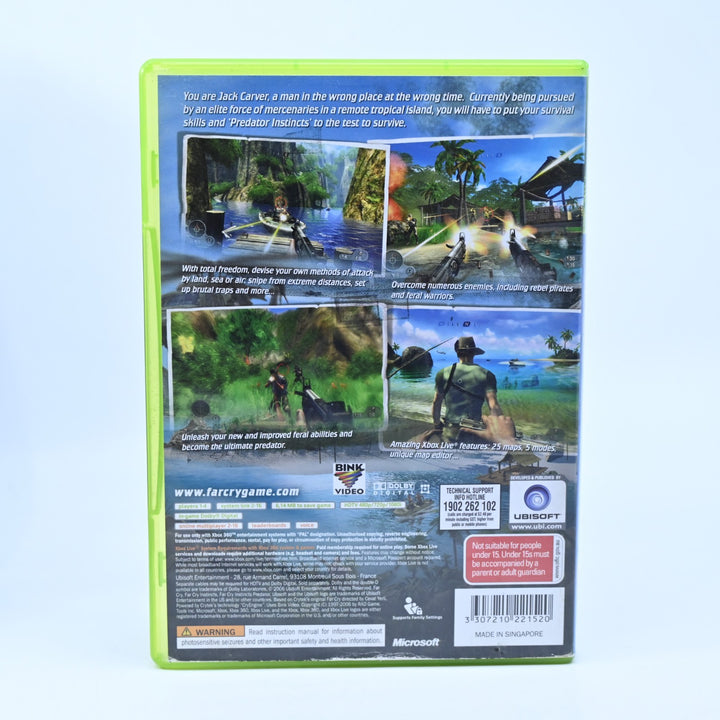 Far Cry Instincts Predator - Xbox 360 Game + Manual - PAL - MINT DISC!