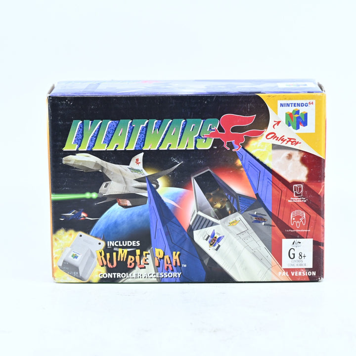 Lylat Wars - N64 / Nintendo 64 Boxed Game + Rumble Pak - PAL - FREE POST!