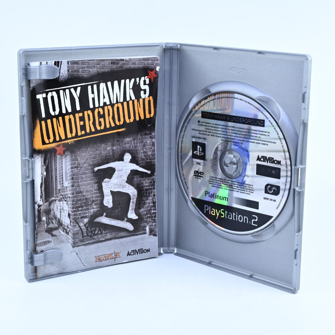 Tony Hawk's Underground - Sony Playstation 2 / PS2 Game + Manual - PAL