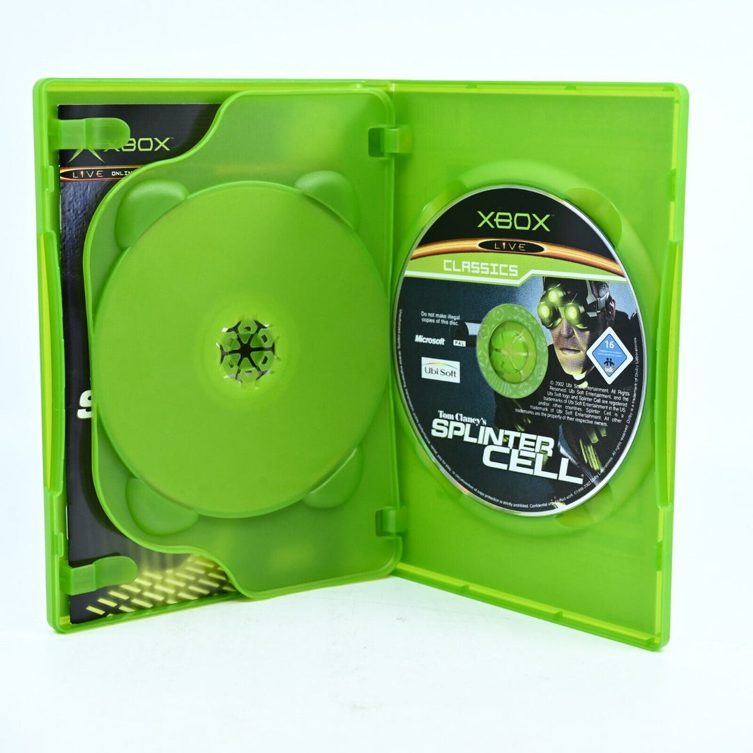 Tom Clancy's Splinter Cell - Original Xbox Game + Manual - PAL - MINT DISC!