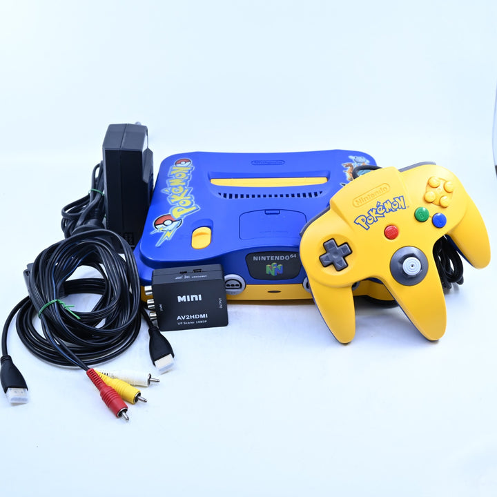 Limited Edition Pokemon Console - N64 / Nintendo 64 Console - PAL