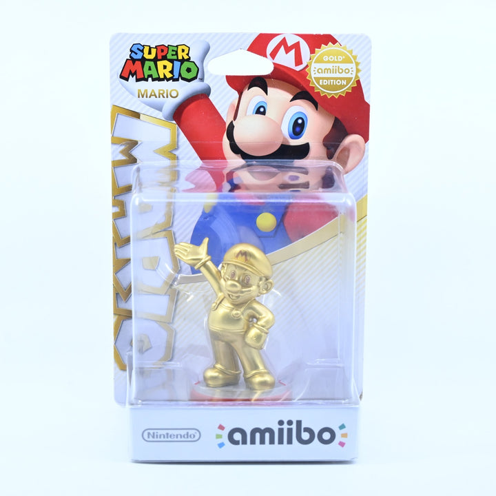 SEALED! Mario Gold Edition Amiibo - Super Mario - Nintendo - Toy
