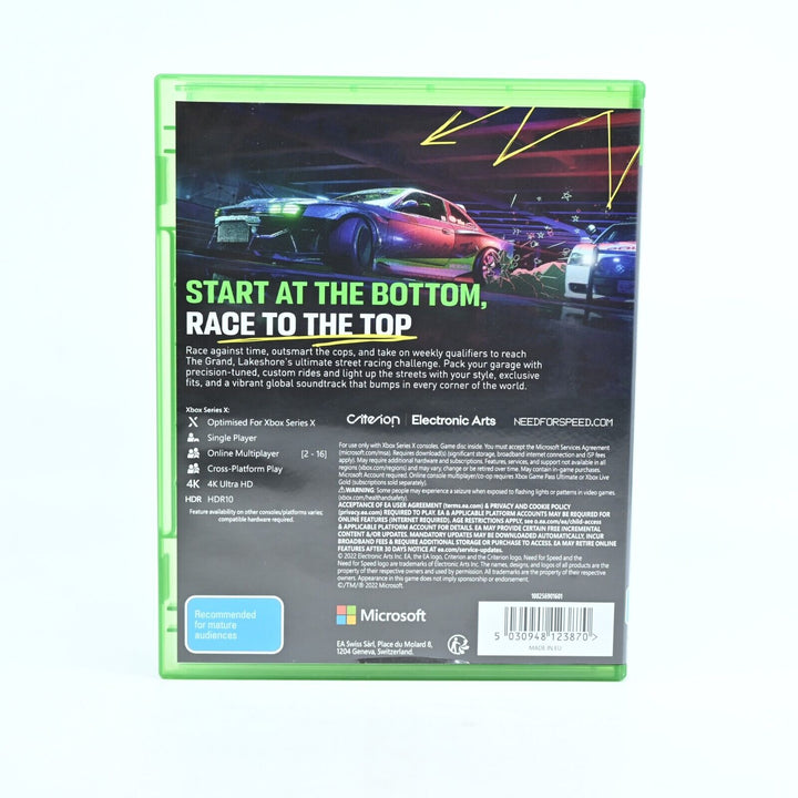 NFS Need For Speed: Unbound - Xbox Series X Game - PAL - FREE POST!