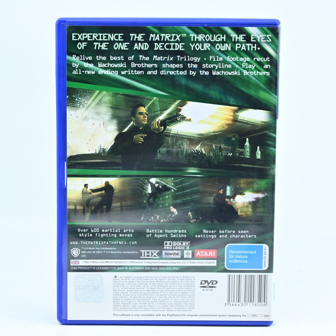 The Matrix: Path of Neo - Sony Playstation 2 / PS2 Game - No Manual - PAL