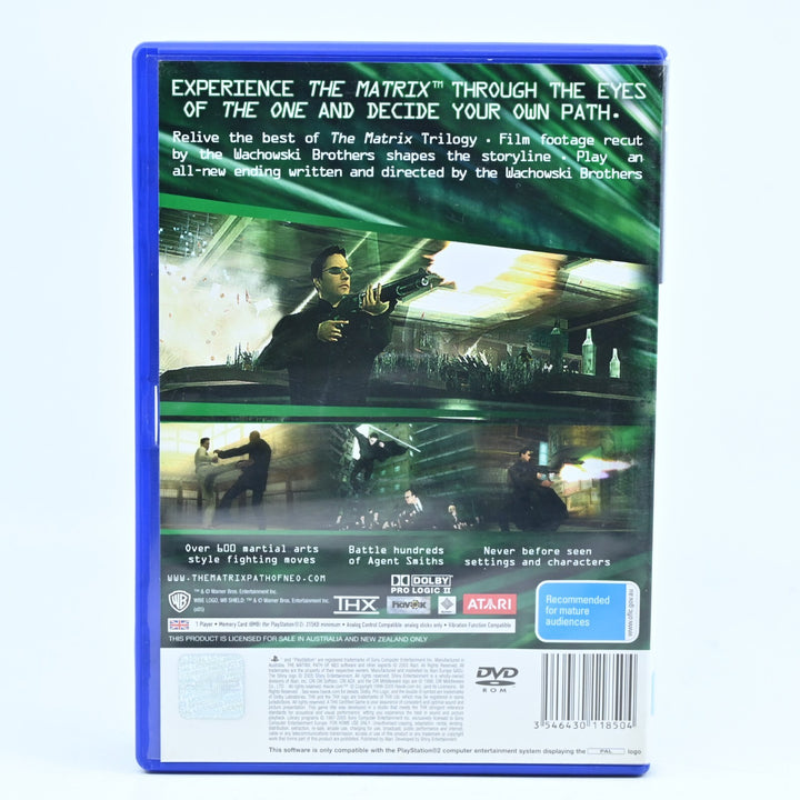 The Matrix: Path of Neo - Sony Playstation 2 / PS2 Game - No Manual - PAL