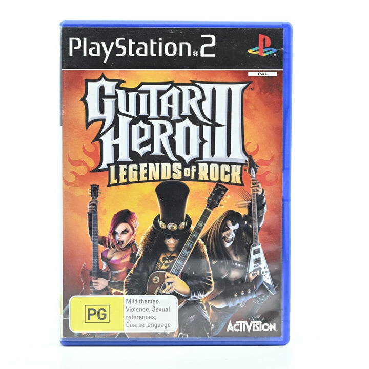 Guitar Hero III: Legends of Rock - Sony Playstation 2 / PS2 Game - PAL