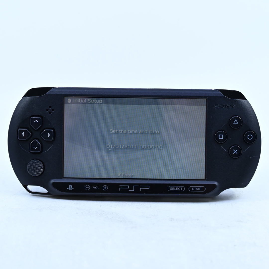 Black - PSP Street - Sony PSP Console 4GB card PSP-E1000 - PSP-E1002 - FREE POST
