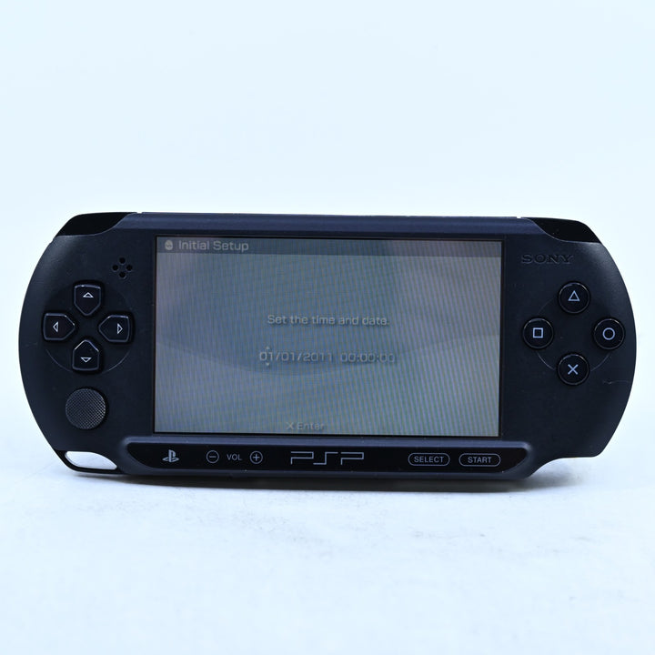 Black - PSP Street - Sony PSP Console 4GB card PSP-E1000 - PSP-E1002 - FREE POST
