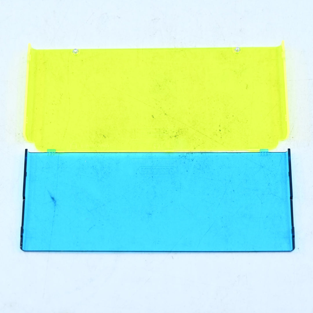 Clear Blue & Yellow Cover Plates - New Nintendo 3DS Accessory
