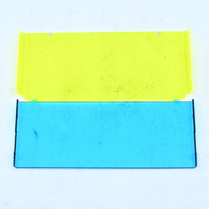 Clear Blue & Yellow Cover Plates - New Nintendo 3DS Accessory