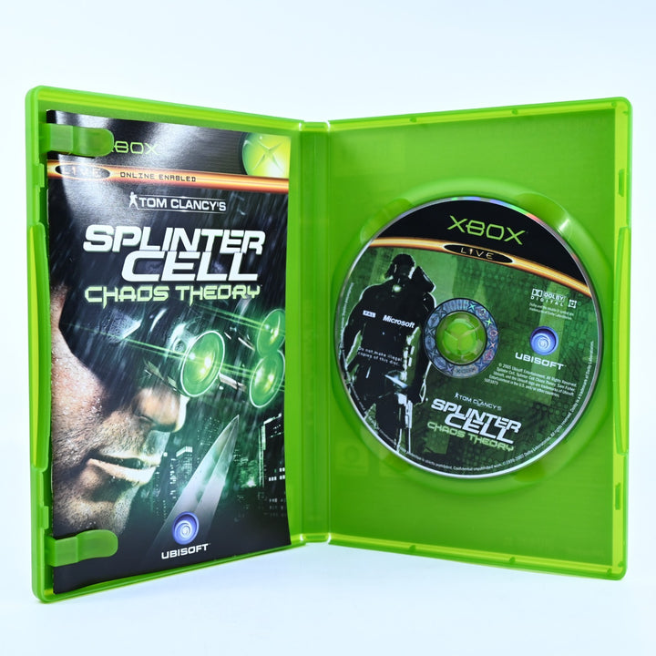 Tom Clancy's Splinter Cell: Chaos Theory - Original Xbox Game + Manual - PAL