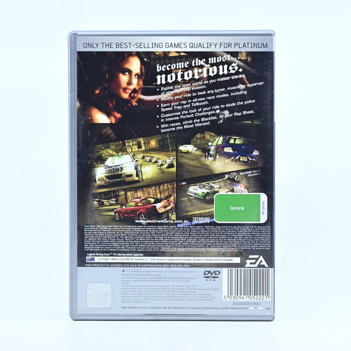 Need for Speed: Most Wanted - Sony Playstation 2 / PS2 Game - No Manual - PAL