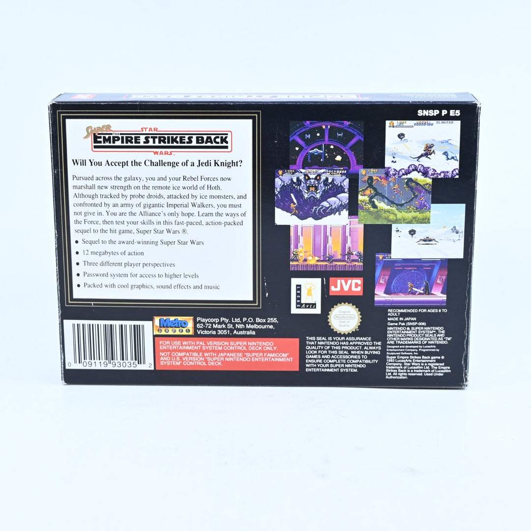 Super Star Wars: The Empire Strikes Back- Super Nintendo / SNES Boxed Game - PAL