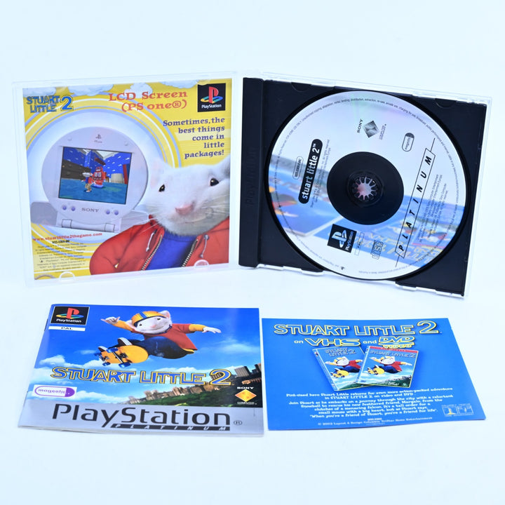 Stuart Little 2 - Sony Playstation 1 / PS1 Game + Manual - PAL - MINT DISC!