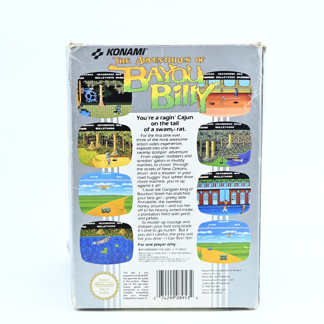 The Adventures of Bayou Billy - Nintendo Entertainment System / NES Boxed Game