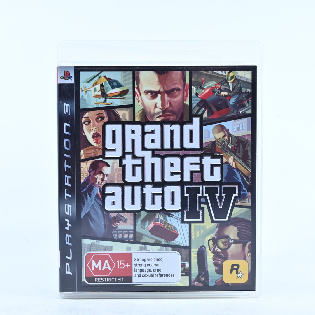 Grand Theft Auto IV - Sony Playstation 3 / PS3 Game + Manual + Map - MINT DISC!