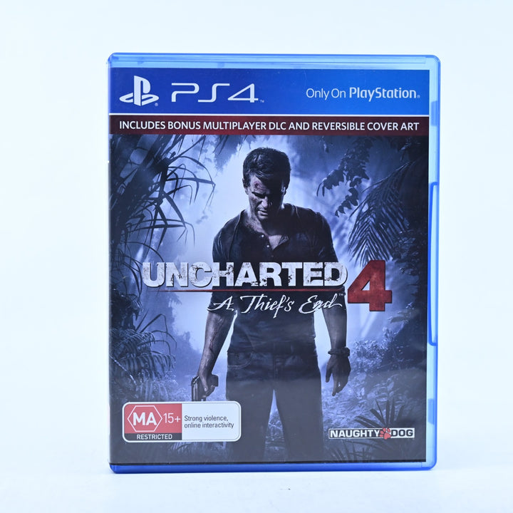 Uncharted 4: A Thief's End - Sony Playstation 4 / PS4 Game - MINT DISC!