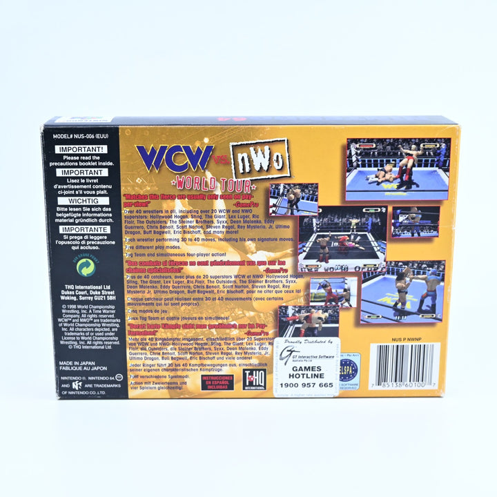 WCW vs. nWo World Tour - N64 / Nintendo 64 Boxed Game - PAL - FREE POST!