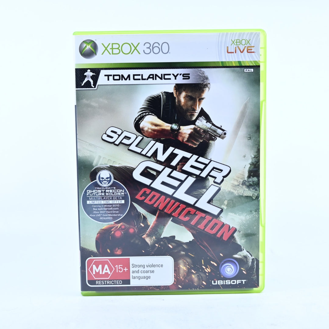 Tom Clancy's Splinter Cell Conviction - Xbox 360 Game + Manual - PAL