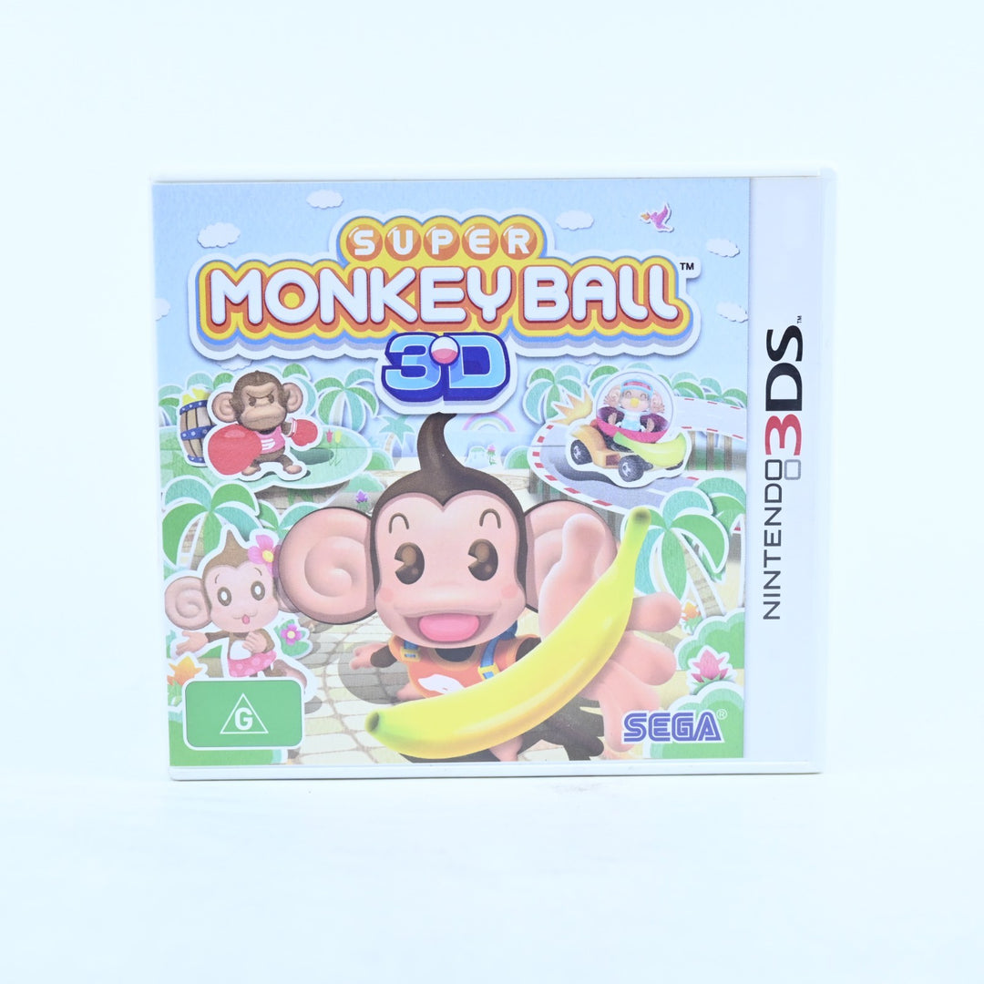Super Monkey Ball 3D - Nintendo 3DS Game - PAL + Manual - FREE POST!