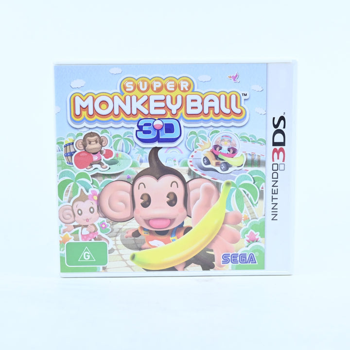 Super Monkey Ball 3D - Nintendo 3DS Game - PAL + Manual - FREE POST!