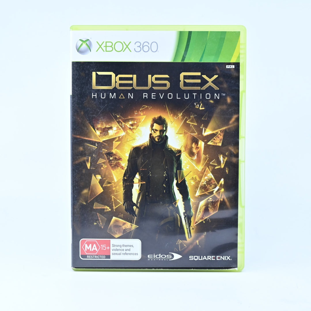 Deus Ex: Human Revolution - Xbox 360 Game + Manual - PAL