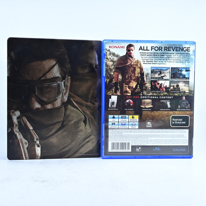 Metal Gear Solid V: The Phantom Pain + Steelbook + Bonus Disc - PS4 Game