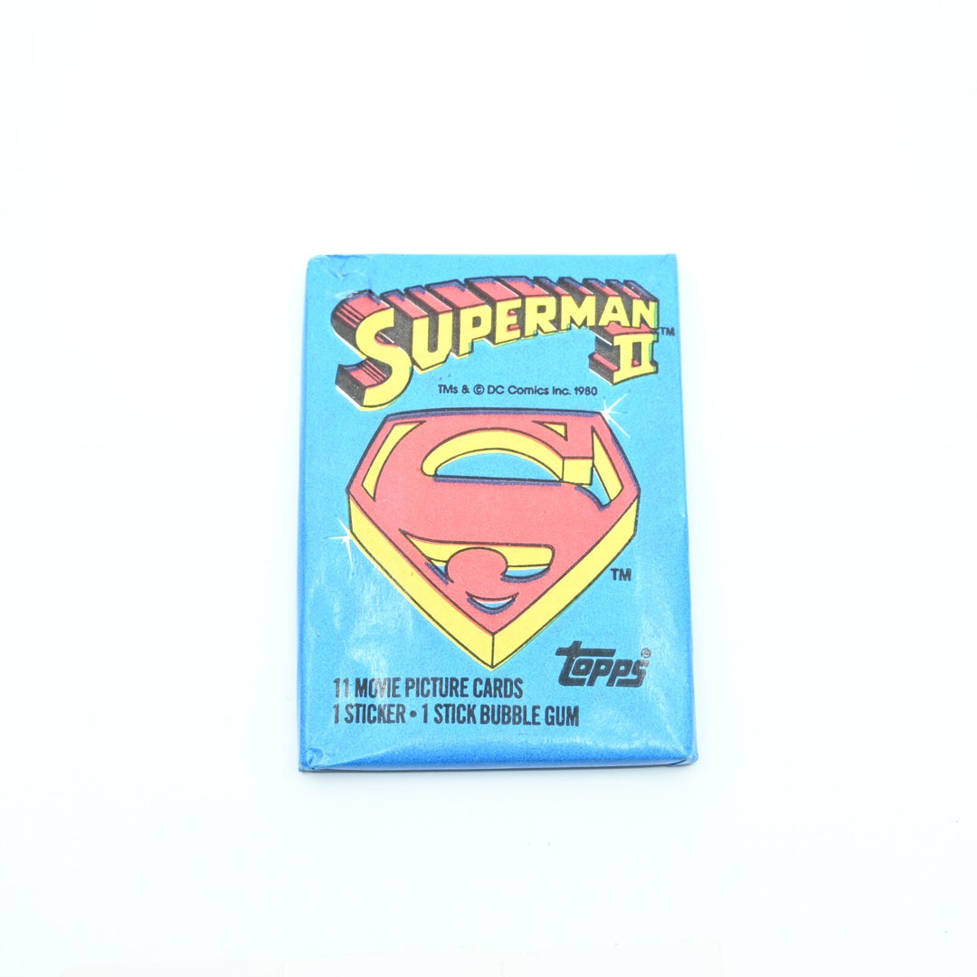 VINTAGE 1981 - Superman II Movie Trading Cards - Wax Box 36 Packs - Topps