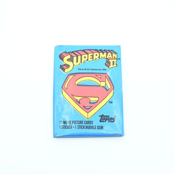 VINTAGE 1981 - Superman II Movie Trading Cards - Wax Box 36 Packs - Topps