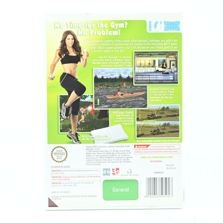 Jillian Michaels Fitness Ultimatum - Nintendo Wii Game - PAL - FREE POST!