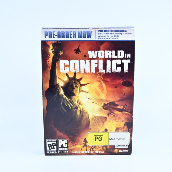 World In Conflict  - PC / Other - Games + Manual - FREE POST!