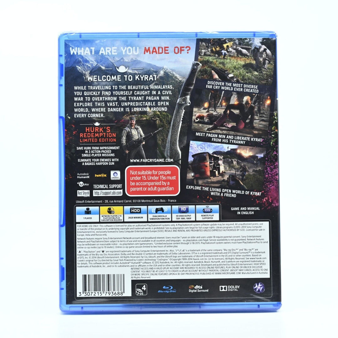 SEALED! Far Cry 4 - Sony Playstation 4 / PS4 Game - FREE POST!