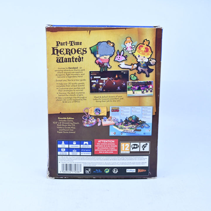 Heroland - Knowble Edition - Sony Playstation 4 / PS4 Game - MINT DISC!