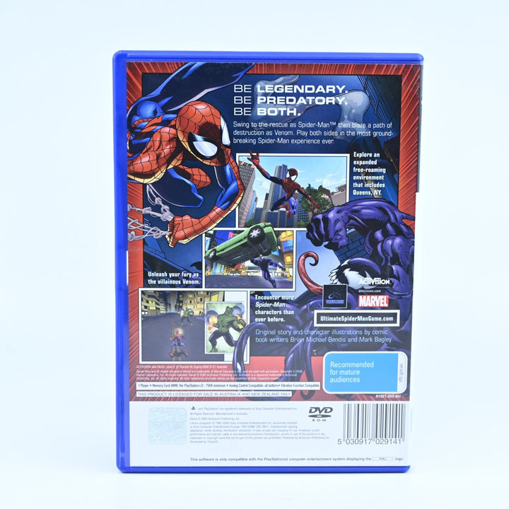 Ultimate Spider-Man - Sony Playstation 2 / PS2 Game + Manual - PAL - MINT DISC!
