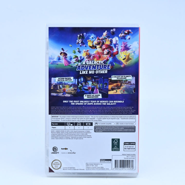 SEALED! Mario + Rabbids Sparks of Hope - Nintendo Switch Game - FREE POST!